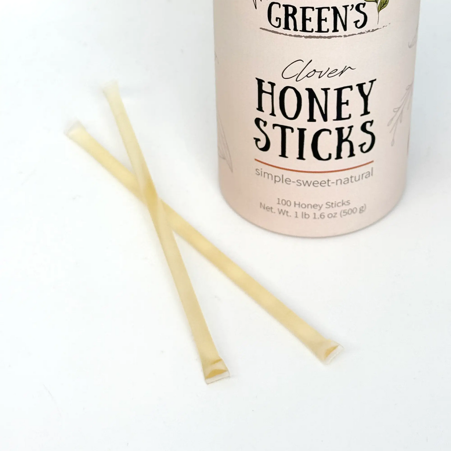 Pure Clover Honey Sticks - 100 Pack